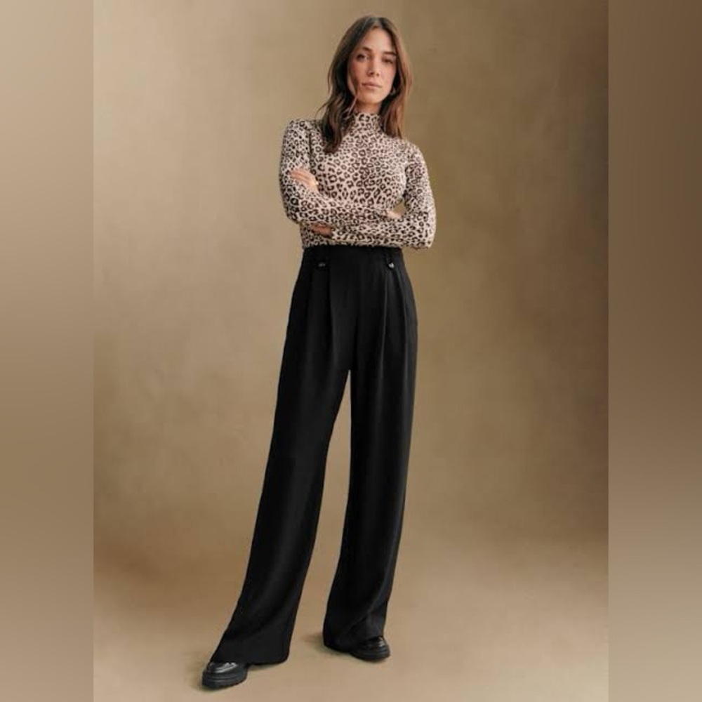 SÉZANE…Loulou trouser. NWT. Black. Size 38/6/M
